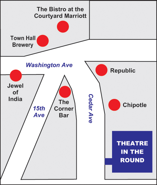 Restaurants Theatre In The Round Minneapolis Mn See Below For Other Nearby Restaurants