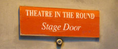 Photo of stage door sign